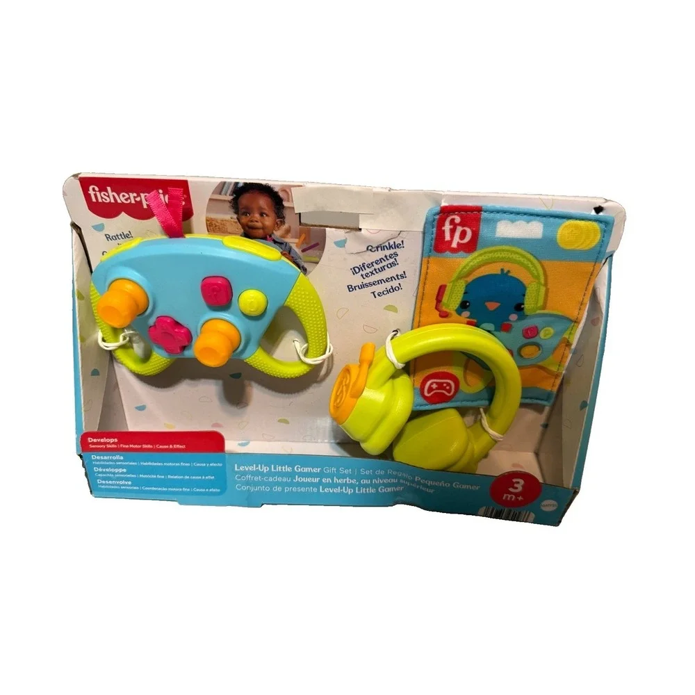 Fisher Price Level-Up Little Gamer Set For Ages 3m+ Sensory & Fine Motor New